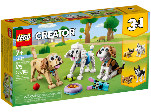 Конструктор LEGO Creator 31137 Очаровательные собаки (3 в 1) Adorable Dogs