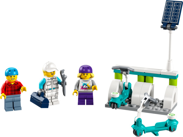 Конструктор LEGO Promotional 40526 Электрические скутеры и зарядная док-станция