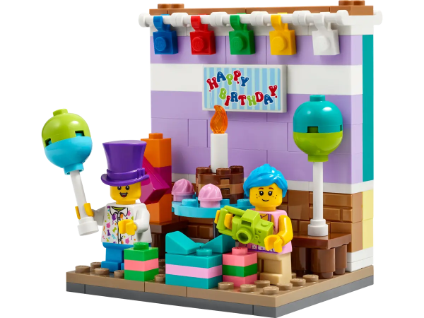 Конструктор LEGO Seasonal 40584 Диорама Дня Рождения