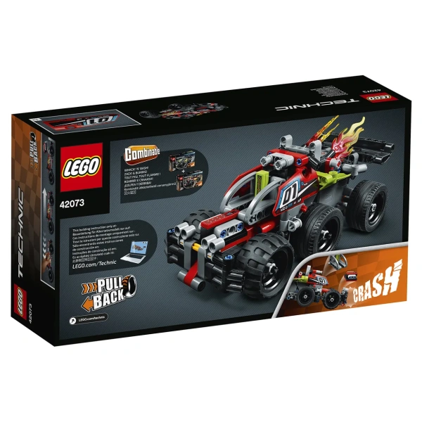 Конструктор LEGO Technic 42073 BASH! Красный гоночный автомобиль