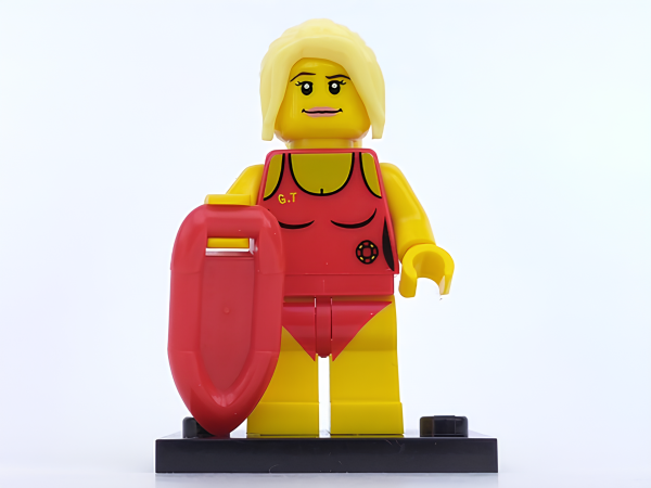 Минифигурка LEGO 8684 Lifeguard col02-8