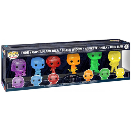 Фигурка Funko POP! Art Series Bobble Marvel Infinity Saga Avengers w/Base (Exc) 6PK 57619