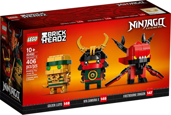 Конструктор LEGO BrickHeadz 40490 Сувенирный набор Ninjago Legacy