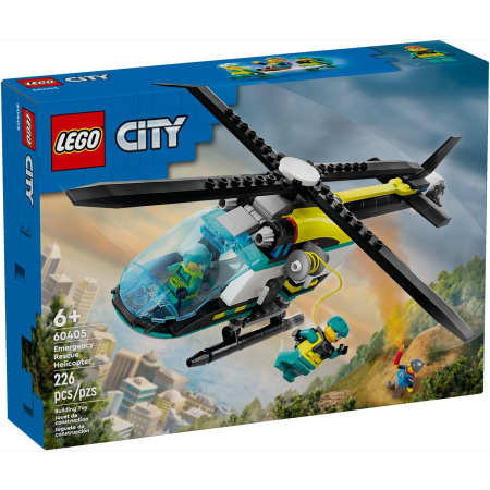 Конструктор LEGO City 60405 Аварийно-спасательный вертолет