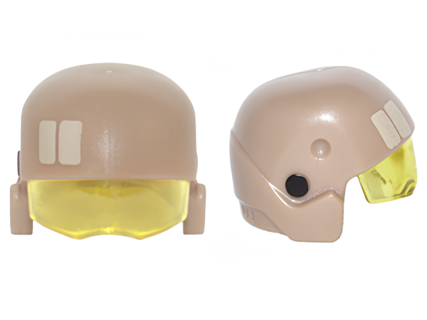 Lego Minifigure Headgear Helmet SW Resistance Trooper with Molded Trans-Yellow Visor 23947pb01 