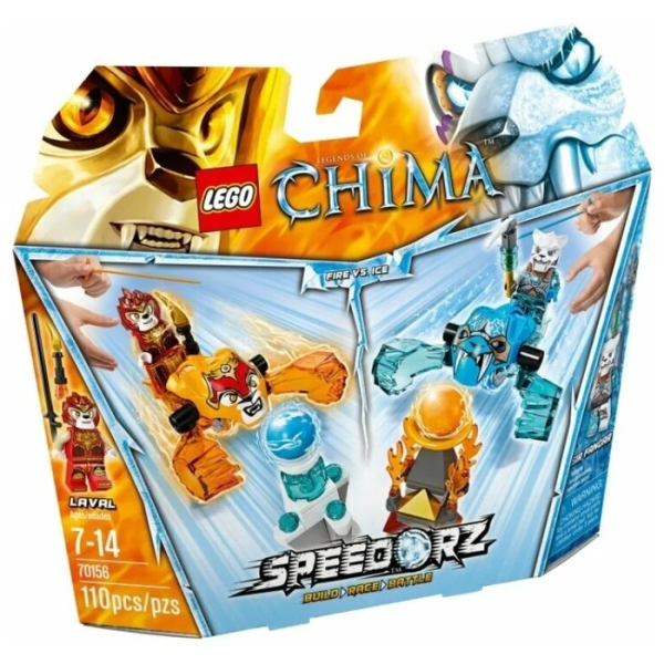 Конструктор LEGO Legends of Chima 70156 Лёд против Пламени