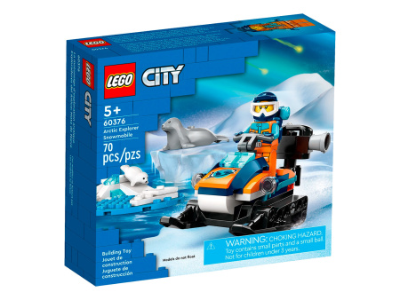 Конструктор LEGO City 60376 Снегоход Исследователь Арктики