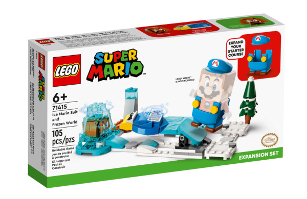 Конструктор LEGO Super Mario 71415 Костюм ледяного Марио и замороженный мир