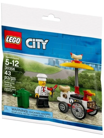 Конструктор LEGO City 30356 Тележка с хот-догами