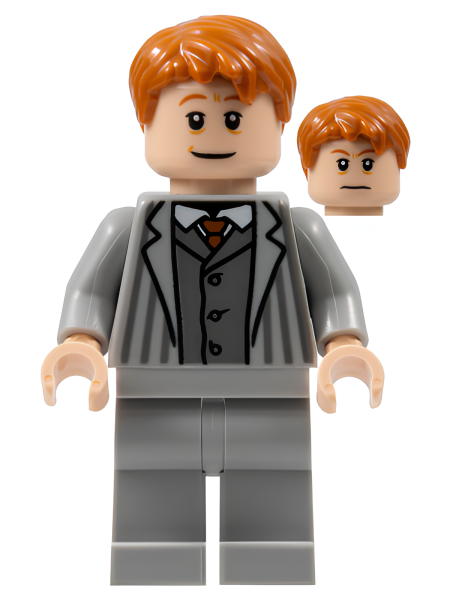 Минифигурка Lego Harry Potter Arthur Weasley - Light Bluish Gray Suit hp359 N