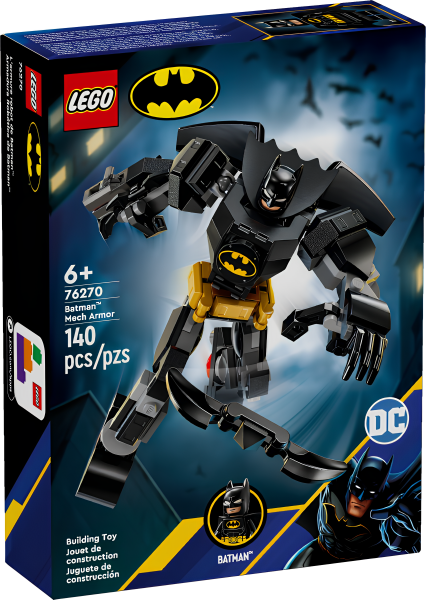 Конструктор LEGO DC Comics Super Heroes 76270 Механическая броня Бэтмена УЦЕНКА ( Порвана коробка )