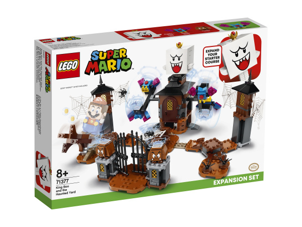 Конструктор LEGO Super Mario 71377 Король Бу и двор с призраками. Дополнительный  набор