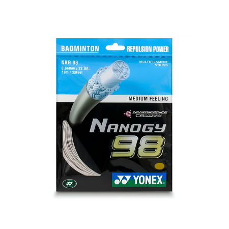 Струна для бадминтона Yonex Nanogy 98 (10м.) Silver