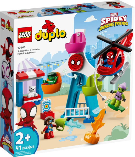 Конструктор LEGO Duplo 10963 Ярмарка приключений Человека-паука и друзей