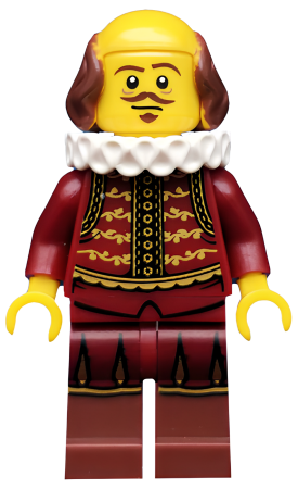 Минифигурка Lego William Shakespeare, The LEGO Movie tlm008