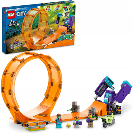 Конструктор LEGO City Трюковая петля и шимпанзе 60338