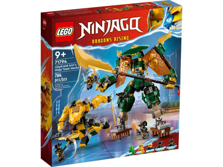 Конструктор LEGO Ninjago 71794 Роботы команды ниндзя Ллойда и Арин