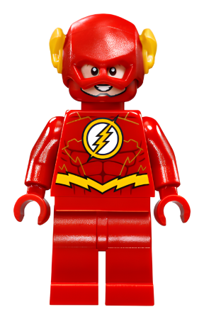 Минифигурка Lego The Flash - Gold Outlines on Chest sh0473 U