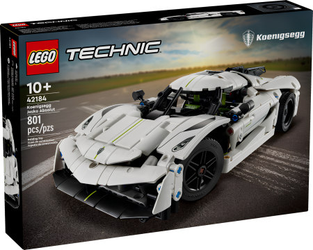 Конструктор LEGO Technic 42184 Гиперкар Koenigsegg Jesko Absolut White