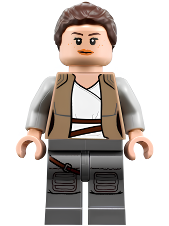 Минифигурка Lego Star Wars Rey - Dark Tan Jacket sw0888