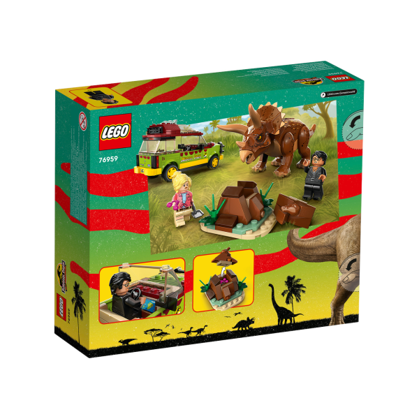 Конструктор LEGO Jurassic World 76959 Поиск трицератопса