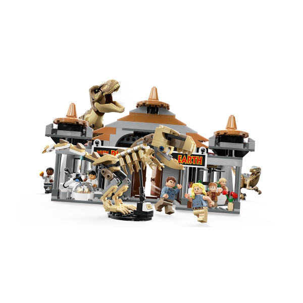 Конструктор LEGO Jurassic World 76961 Центр для посетителей: Т-рекс против Раптора