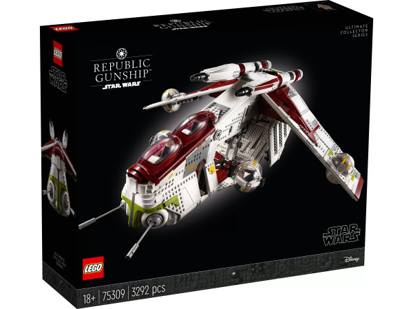 Конструктор LEGO Star Wars 75309 Боевой корабль Республики