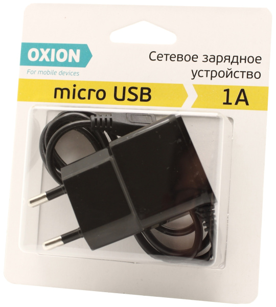 Зарядное устройство OXION ACA-005 micro USB 1 метр 1A 220V
