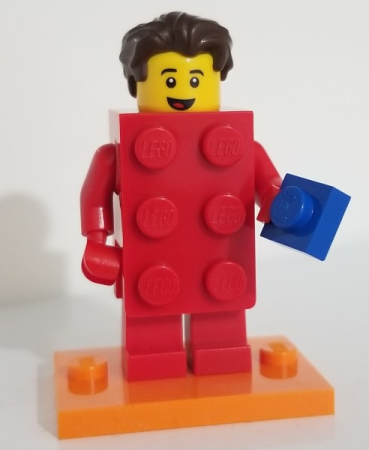 Минифигурка LEGO Brick Suit Guy col18-2 71021 Серия 18 N