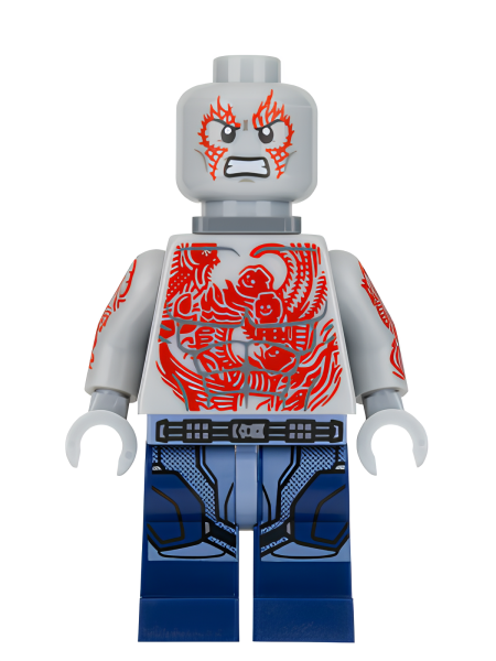 Минифигурка Lego Drax - Dark Blue Legs, Jet Pack sh387