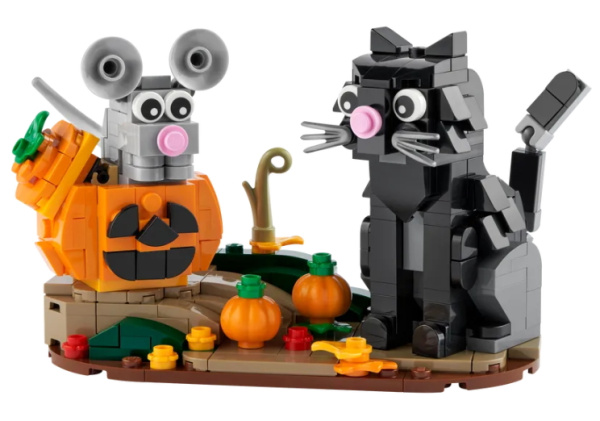 Конструктор LEGO Seasonal 40570 Хэллоуин: Кот и мышь