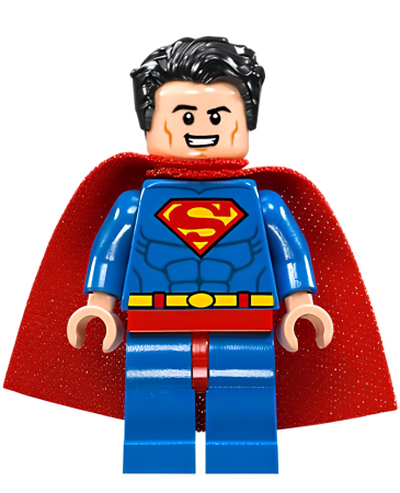 Минифигурка Lego Super Heroes Superman - Blue Suit, Tousled Hair sh0489 U