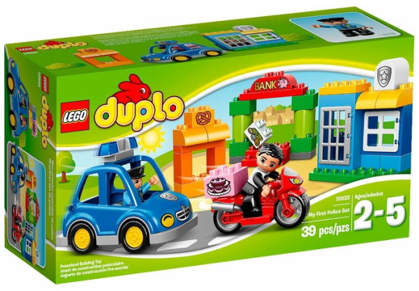 Конструктор LEGO DUPLO 10532 Мой Первый Полицейский Комплект