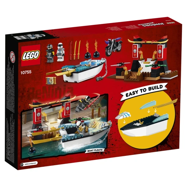 Конструктор LEGO Juniors 10755 Преследование на лодке Зейна