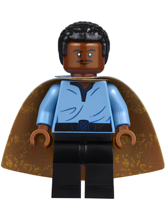 Минифигурка Lego Star Wars Lando Calrissian, Cloud City Outfit (Coiled Texture Hair) sw0973