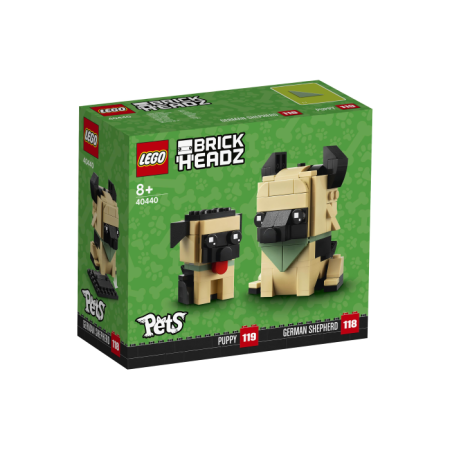Сувенирный набор LEGO BrickHeadz 40440 Немецкая овчарка
