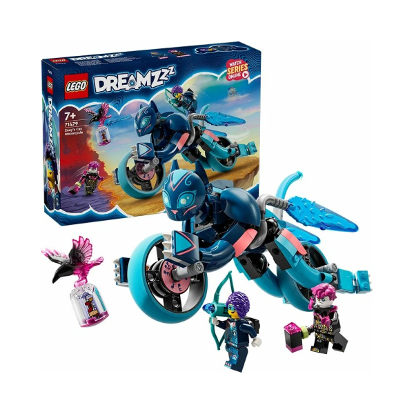 Конструктор LEGO Dreamzzz 71479 Мотоцикл Кот Зои