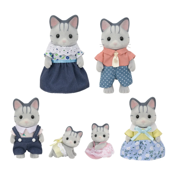 Набор Sylvanian Families Семья Котов рыбаков 5812