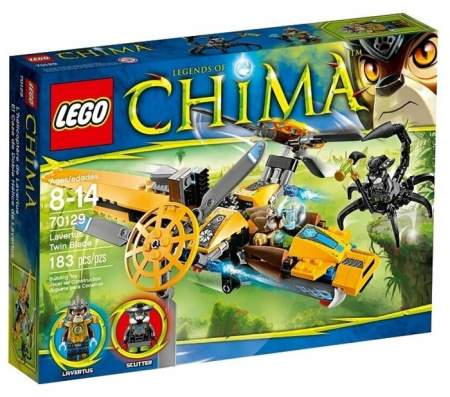 Конструктор LEGO Legends of Chima 70129 Двухроторный вертолёт Лавертуса
