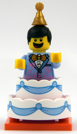 Минифигурка LEGO Cake Guy col18-10 71021 Серия 18