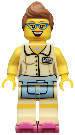 Минифигурка LEGO Diner Waitress, Series 11 col175