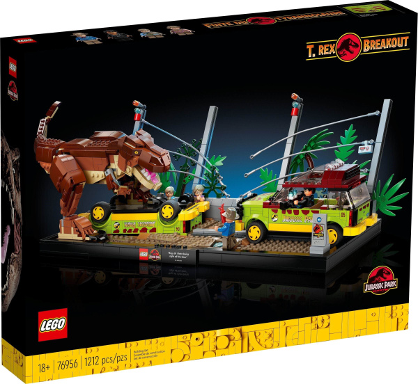 Конструктор LEGO Jurassic Park 76956 Побег Ти-Рекса