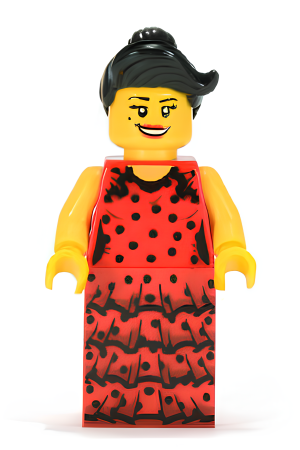 Минифигурка LEGO Flamenco Dancer, Series 6 col086