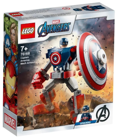 Конструктор LEGO Marvel Super Heroes 76168 Капитан Америка: Робот