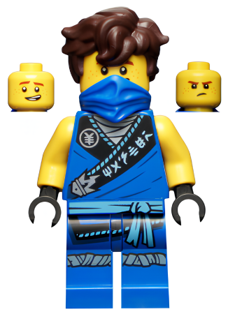 Минифигурка Lego Jay - Legacy, Rebooted, 'MASTER' Torso njo576a N