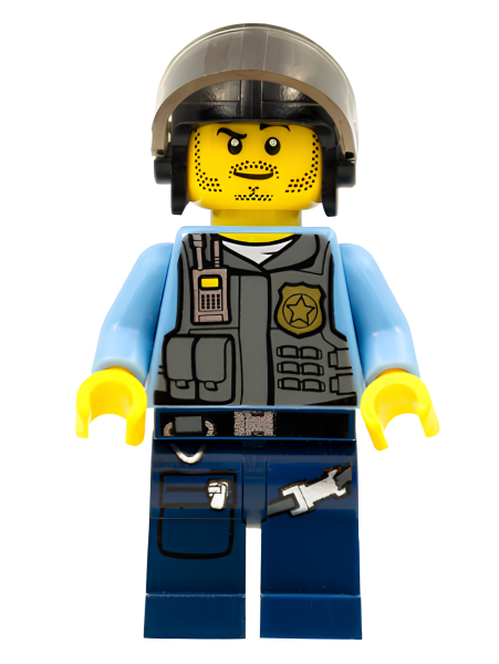 Минифигурка Lego Police - LEGO City Undercover Elite Police Officer 6 cty0377