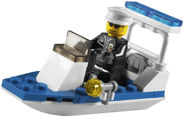 Конструктор LEGO City 30002 Полицейская лодка