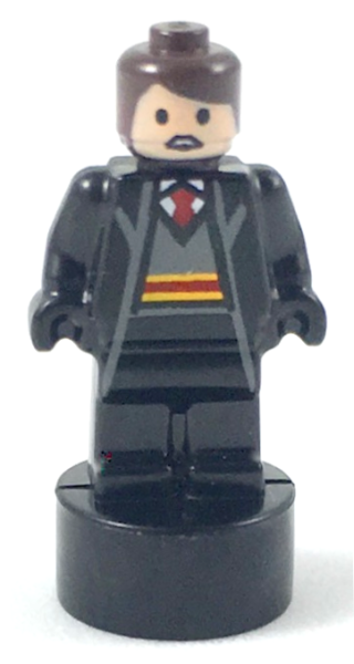 Минифигурка Lego Gryffindor Student Statuette / Trophy #1, Dark Brown Hair 90398pb027