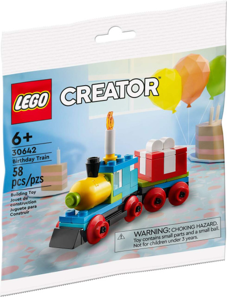 Конструктор LEGO Creator 30642 Поезд на день рождения