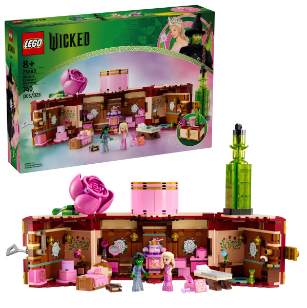 Конструктор LEGO Wicked 75683 Спальня Глинды и Эльфабы